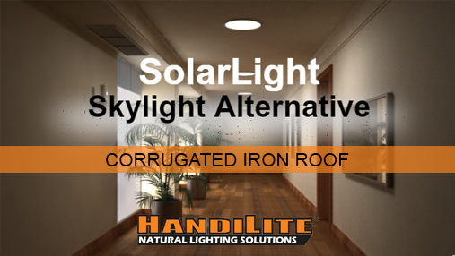 HandiLite SolarLight Round: Corrugated Iron Roof 