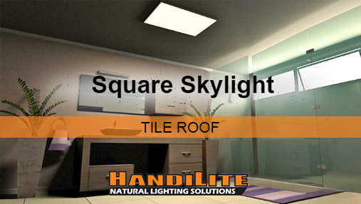 TradeLite Square Skylight: Tile Roof