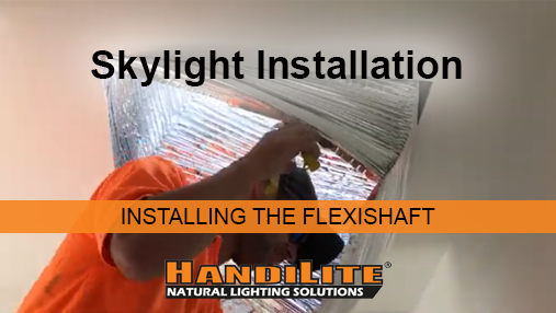 Skylight Install Part D: Installing the Flexishaft